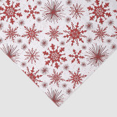 Snowflakes en spinken voor feestdagen tissuepapier (Detail)