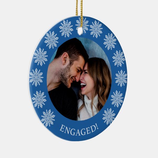 Snowflakes Engaged Ornament (Rechts)