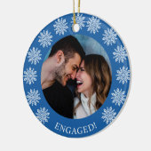 Snowflakes Engaged Ornament (Links)