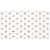Snowflakes Faux Gold Glitter Diamonds kerstmis Tafelkleed (Voorkant (Horizontaal))