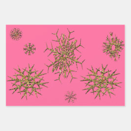 Snowflakes Festive Holiday Inpakpapier Vel