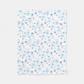 Snowflakes Fleece Blanket (Voorkant)