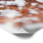 Snowflakes  foto afdruk (Hoek)