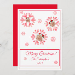 Snowflakes Foto van Merry Kerstmis