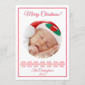 Snowflakes Foto van Merry Kerstmis (Voorkant)