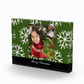 Snowflakes-fotoscript voor Merry Kerstmis Fotoblokken (Rechts)