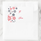 Snowflakes Gift Label Stickers (Tas)