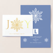 Snowflakes Gold Blue Corporate Logo Vakantie