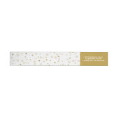 Snowflakes | Gold Holiday Label (Individueel)