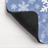Snowflakes Graphic Customize Color Background on a Muismat (Hoek)