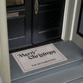 Snowflakes Grey Deurmat