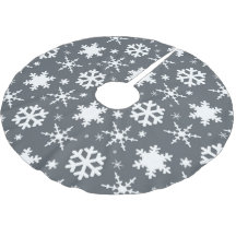 Snowflakes Grey