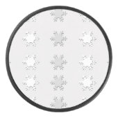 Snowflakes Hockey Puck (Voorkant)