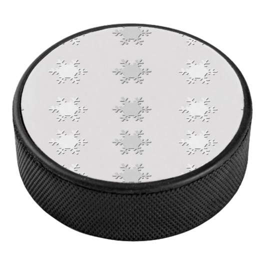 Snowflakes Hockey Puck (3/4)