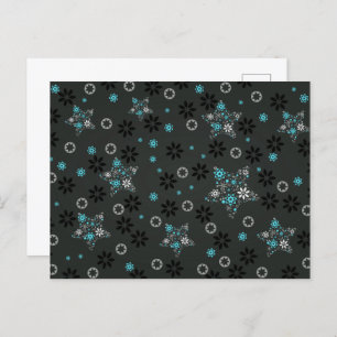 Snowflakes Holiday Briefkaart