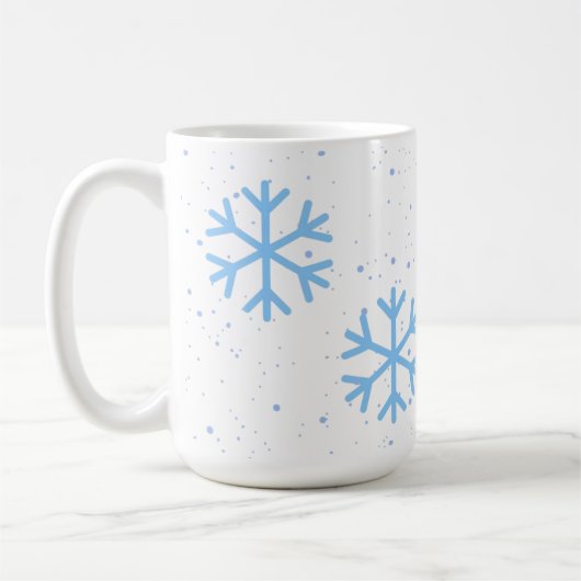 Snowflakes Holiday Mok (Links)