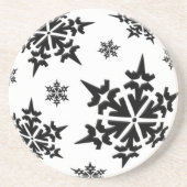 Snowflakes Holiday Onderzetter (Voorkant)
