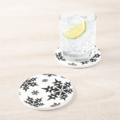 Snowflakes Holiday Onderzetter (Zijkant)