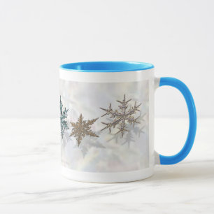 Snowflakes in de dop mok