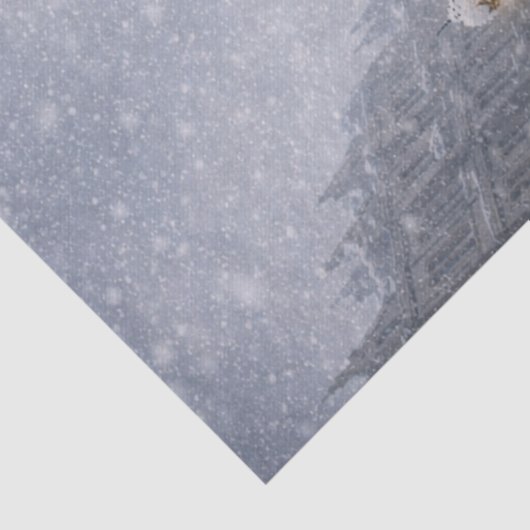 Snowflakes in Paris Tissuepapier (Detail)