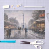 Snowflakes in Place Vendome Tissuepapier (Craft)