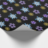 Snowflakes-inpakpapier Cadeaupapier (Hoek)