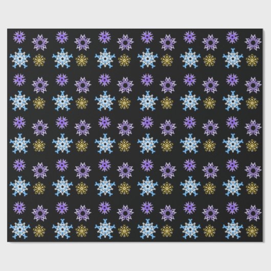 Snowflakes-inpakpapier Cadeaupapier (Vlak)