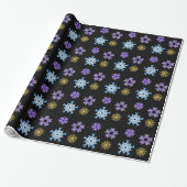 Snowflakes-inpakpapier Cadeaupapier (Uitgerold)