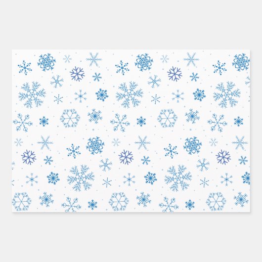 Snowflakes  inpakpapier vel (Voorkant 3)