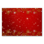 Snowflakes Kaarten voor kerstkaarten met snijstaar (Achterkant)