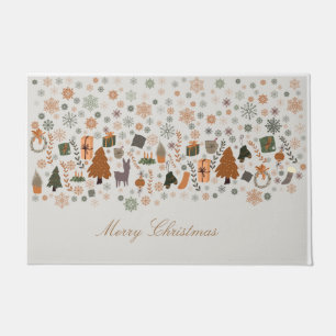  Snowflakes kerst Deurmat