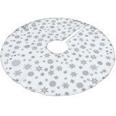 Snowflakes kerst kerstboom rok (Gekanteld)