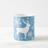 Snowflakes kerst koffiemok (Center)