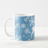 Snowflakes kerst koffiemok (Links)