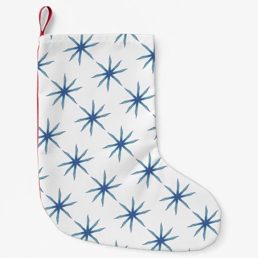 Snowflakes kerst stoppen kleine kerstsok (Voorkant)