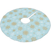 Snowflakes Kerstboom Rok (Gekanteld)