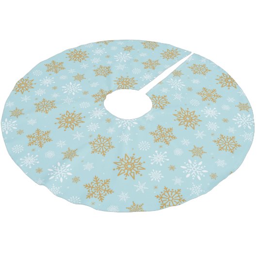 Snowflakes Kerstboom Rok (Gekanteld)