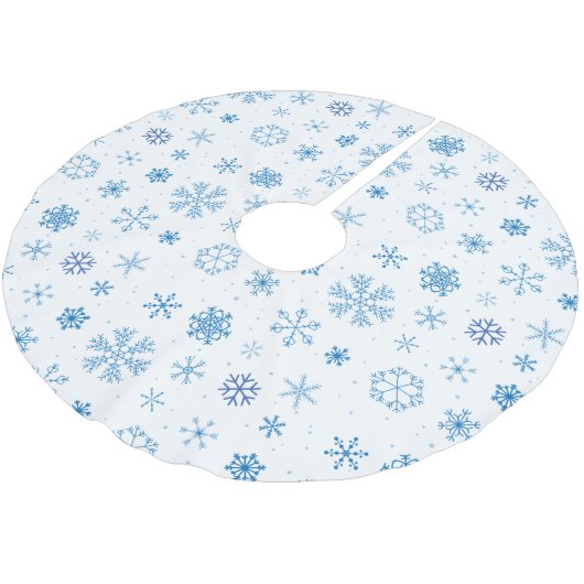 Snowflakes  kerstboom rok (Gekanteld)