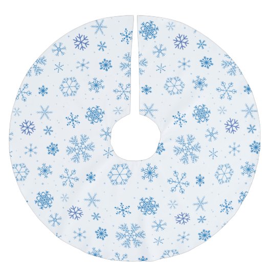 Snowflakes kerstboom rok (Voorkant)