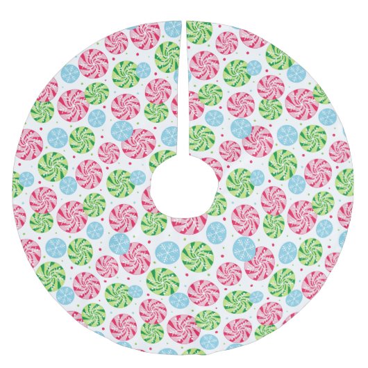 Snowflakes Kerstboom Rok (Voorkant)