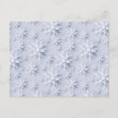 Snowflakes kerstboomgaard Kaart feestdag (Achterkant)