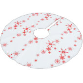 Snowflakes kerstboomrok kerstboom rok (Gekanteld)