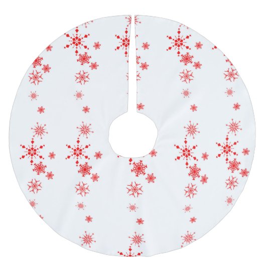 Snowflakes kerstboomrok kerstboom rok (Voorkant)