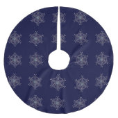 Snowflakes kerstboomrok kerstboom rok (Voorkant)