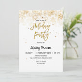 Snowflakes kerstfeestdag kaart (Staand voorkant)