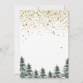 Snowflakes kerstfeestdag kaart (Achterkant)