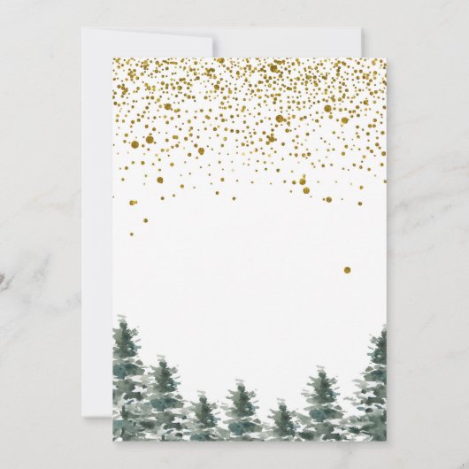 Snowflakes kerstfeestdag kaart (Achterkant)