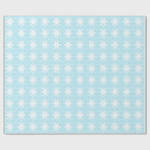 Snowflakes kerstfeestdagen cadeaupapier (Vlak)