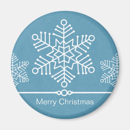 Snowflakes, kerstmagneet magneet (Voorkant)