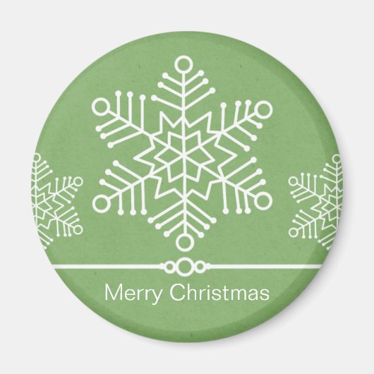 Snowflakes, kerstmagneet magneet (Voorkant)